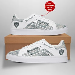 Las Vegas Raiders Personalized SS Custom Sneakers BG275