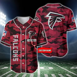 Atlanta Falcons Personalized Baseball Jersey BG219