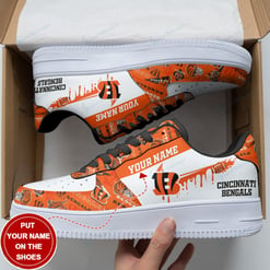 Cincinnati Bengals Personalized AF1 Shoes BG128