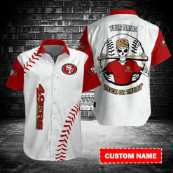 San Francisco 49ers Personalized Button Shirt BB167