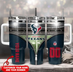 Houston Texans Personalized Limited Edition Sport Fan Gift 40oz Tumbler AZC40OZT123