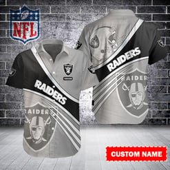 Las Vegas Raiders Personalized Button Shirt BB787