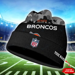 Denver Broncos Personalized Wool Beanie 78