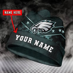 Philadelphia Eagles Personalized Wool Beanie 160