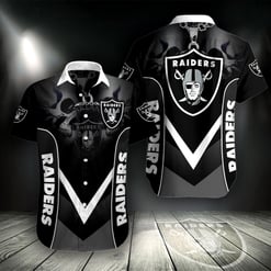 Las Vegas Raiders Button Shirt BG750