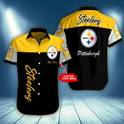 Pittsburgh Steelers Personalized Button Shirt BB1019