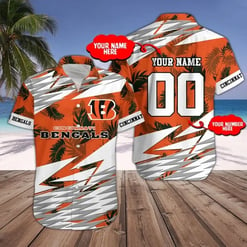 Cincinnati Bengals Personalized Button Shirts BG130