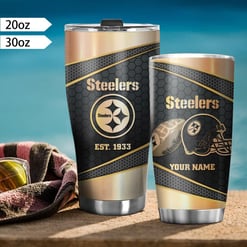 Pittsburgh Steelers Personalized Tumbler BG464