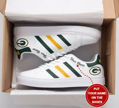 Green Bay Packers Personalized SS Custom Sneakers 049