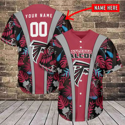 Atlanta Falcons Personalized Baseball Jersey BG605