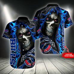 Buffalo Bills Personalized Button Shirt BB407