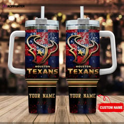 Houston Texans Personalized Limited Edition Sport Fan Gift 40oz Tumbler AZC40OZT091