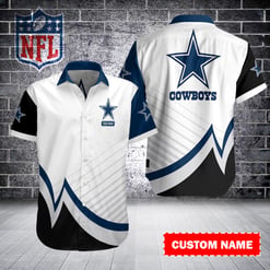 Dallas Cowboys Personalized Button Shirt BB672