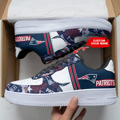 New England Patriots Personalized AF1 Shoes BG150
