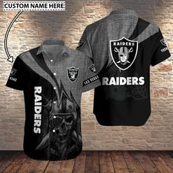 Las Vegas Raiders Personalized Button Shirt BB741