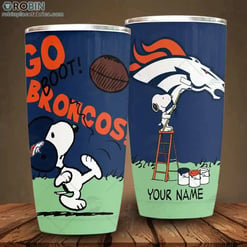 Denver Broncos Personalized Tumbler BG588