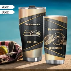 Seattle Seahawks Personalized Tumbler BG458