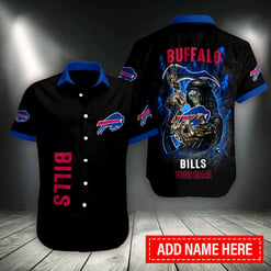 Buffalo Bills Personalized Button Shirt BB996