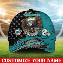 Miami Dolphins Personalized Classic Cap BB392