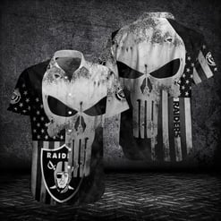 Las Vegas Raiders Button Shirt BG758