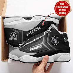 Las Vegas Raiders Personalized AJD13 Sneakers 1099