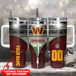 Washington Commanders Personalized Limited Edition Sport Fan Gift 40oz Tumbler AZC40OZT142