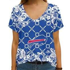 Buffalo Bills V-neck Women T-shirt