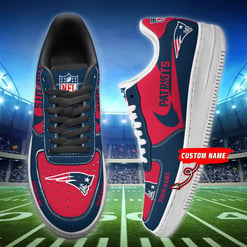 New England Patriots Personalized AF1 Shoes BG212