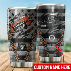 Las Vegas Raiders Personalized Tumbler BG23