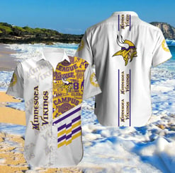 Minnesota Vikings Button Shirt BB761