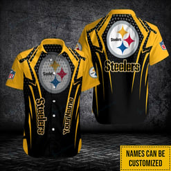 Pittsburgh Steelers Personalized Button Shirt BB222