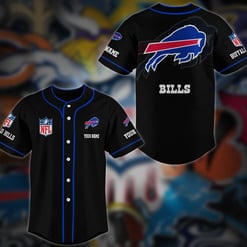 Buffalo Bills Personalized Baseball Jersey AZCBJS102