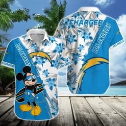 Los Angeles Chargers Button Shirt BG804