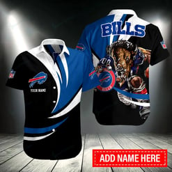 Buffalo Bills Personalized Button Shirt BB287