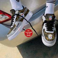 Pittsburgh Steelers Personalized AF1 Shoes BG187