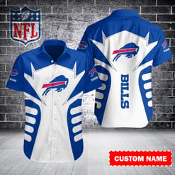 Buffalo Bills Personalized Button Shirt BB361