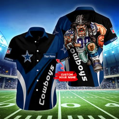 Dallas Cowboys Personalized Button Shirt BB413