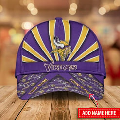 Minnesota Vikings Personalized Classic Cap BB81