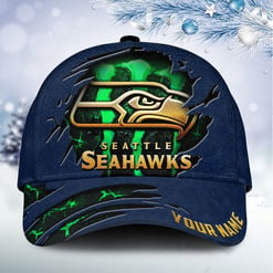 Seattle Seahawks Personalized Classic Cap BBCAP957