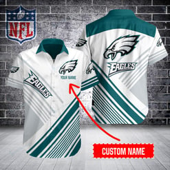 Philadelphia Eagles Personalized Button Shirt BB255