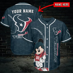 Houston Texans Personalized Baseball Jersey BG984