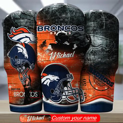 Denver Broncos Personalized Tumbler BG319