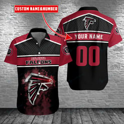 Atlanta Falcons Personalized Button Shirt BG981