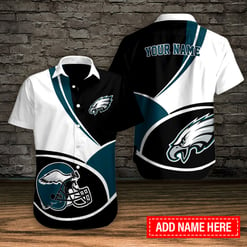 Philadelphia Eagles Personalized Button Shirt BB636