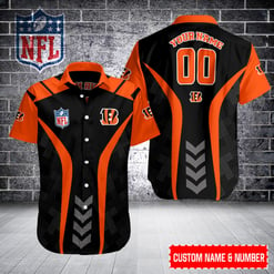 Cincinnati Bengals Personalized Button Shirt BB566