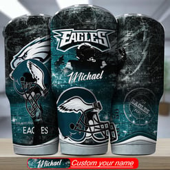 Philadelphia Eagles Personalized Tumbler BG334