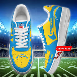 Los Angeles Chargers Personalized AF1 Shoes BG220