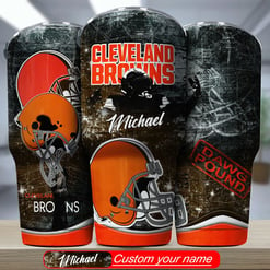 Cleveland Browns Personalized Tumbler BG317