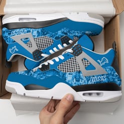 Detroit Lions AJ4 Sneaker BG241