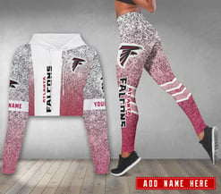 Atlanta Falcons Personalized Combo Croptop Hoodie And Leggings AZCLG107+AZC2CHD107